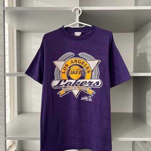 L.ALakers Vintage Lakers Los Angeles Vintage T shirt 90s 80s tee for men women